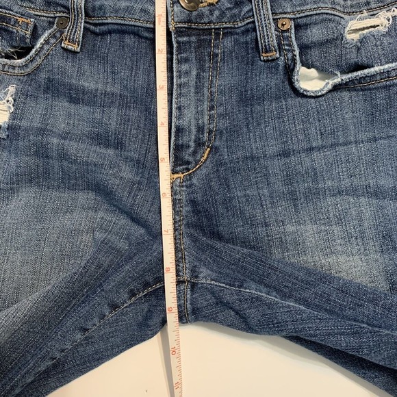 Joe's Jeans Women’s Distressed Skinny Jeans Blue Denim Size 28 - Picture 7 of 14